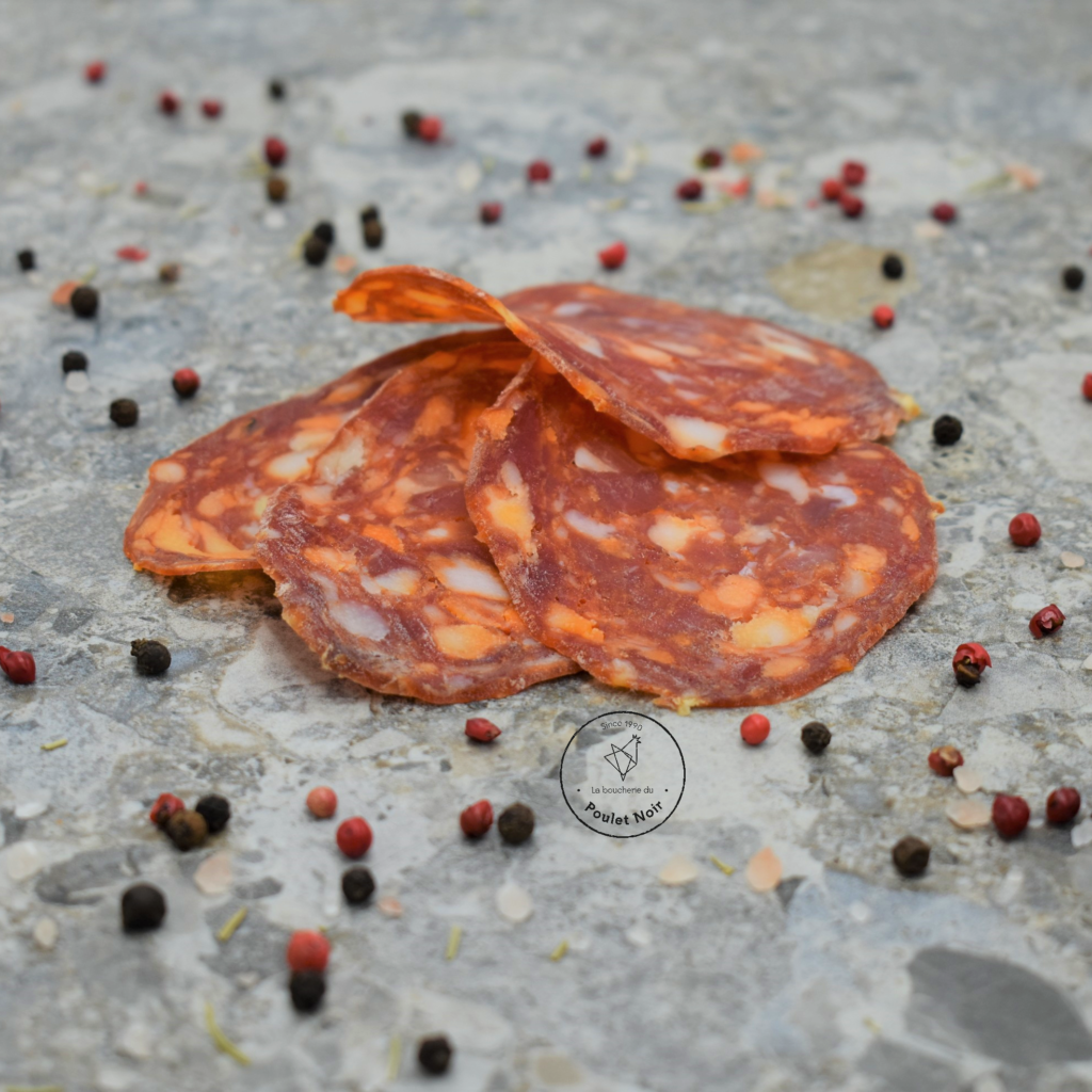 Salami italien Mugnano piquant La boucherie du Poulet Noir